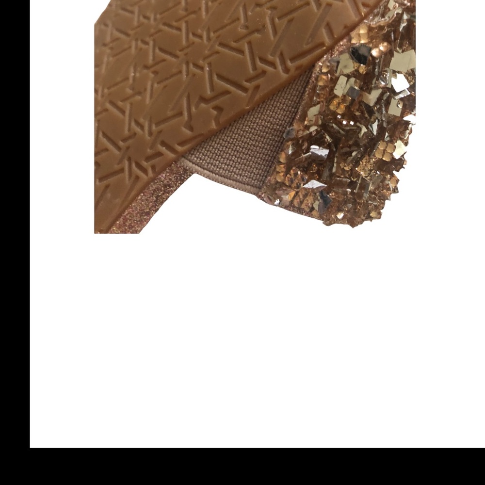 Badgley Mischka Sparkly Slides Size 9.5 - image 5